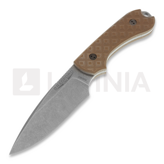 Nôž Bradford Knives Guardian 3 EDC Coyote Brown G10