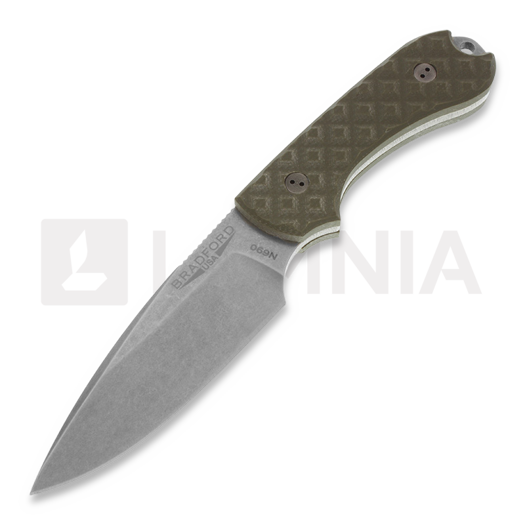 Bradford Knives Guardian 3 EDC OD green G10 kniv