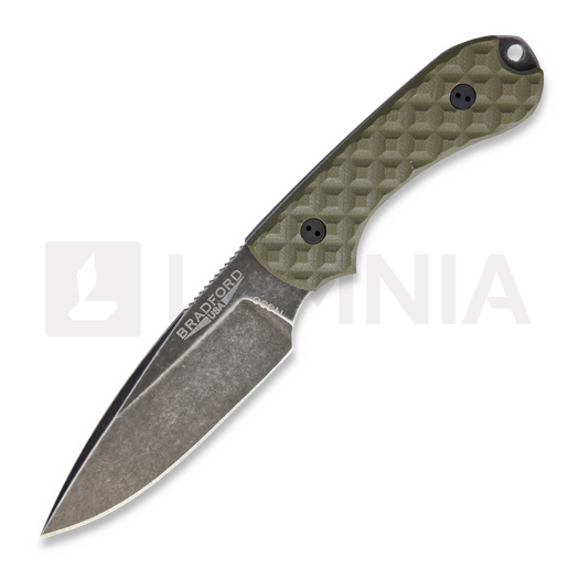 Bradford Knives Guardian 3 OD Green G10, Nimbus finish
