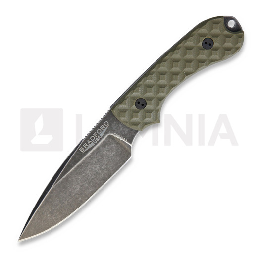 Bradford Knives Guardian 3 OD Green G10, Nimbus finish