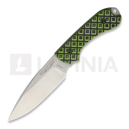 Bradford Knives Guardian 3 Toxic Green/Black G10