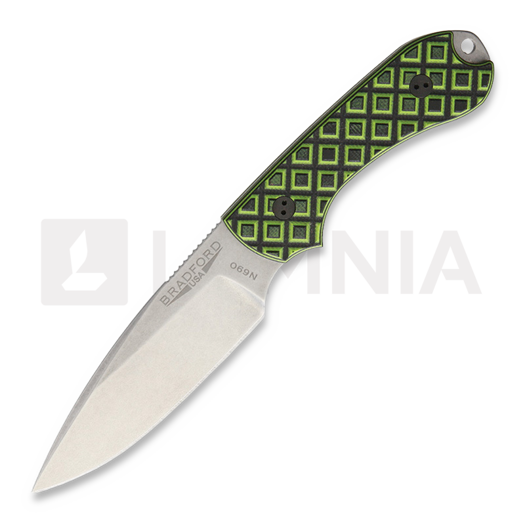 Bradford Knives Guardian 3 Toxic Green/Black G10