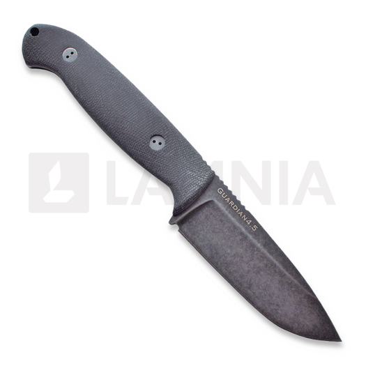 Bradford Knives Guardian 4.5 3D Black Micarta, Nimbus finish