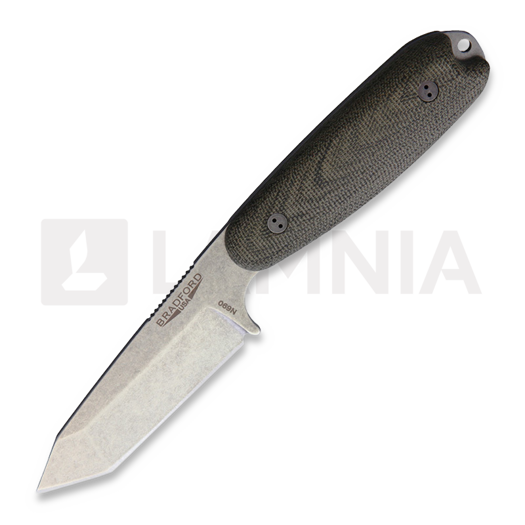 Bradford Knives Guardian3.5 Tanto 3D OD Green