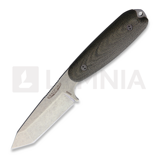 Bradford Knives Guardian3.5 Tanto 3D OD Green