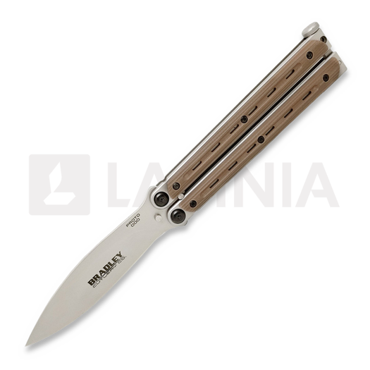 Нож пеперуда Bradley Kimura Butterfly G10, coyote