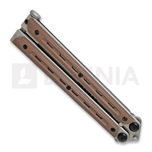 Bradley Kimura Butterfly G10 butterfly knife, coyote
