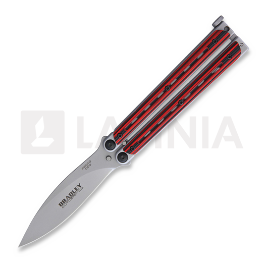 Bradley Kimura Butterfly Red And Black balisong