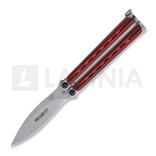 Bradley Kimura Butterfly Red And Black balisong