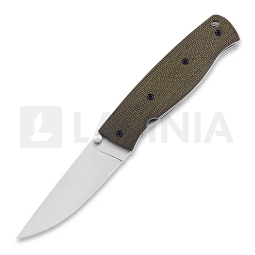 Liigendnuga Brisa Birk 75, CPM S30V, green micarta
