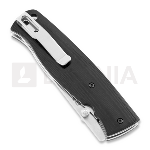 Brisa Birk 75 folding knife, D2 Scandi, black G10