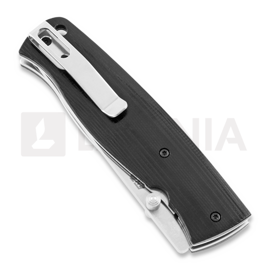 Brisa Birk 75 sulankstomas peilis, D2 Scandi, black G10