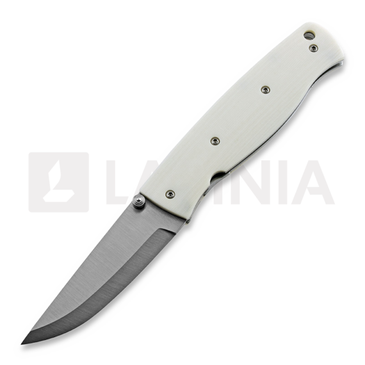 Coltello pieghevole Brisa Birk 75, D2 Scandi, ivory micarta