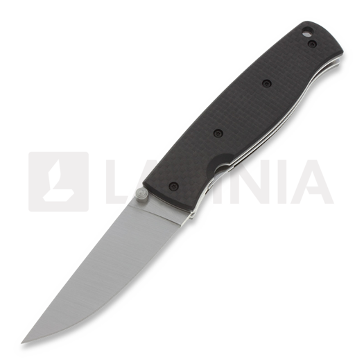 Nóż składany Brisa Birk 75F, S30V Flat Ground, carbon fiber