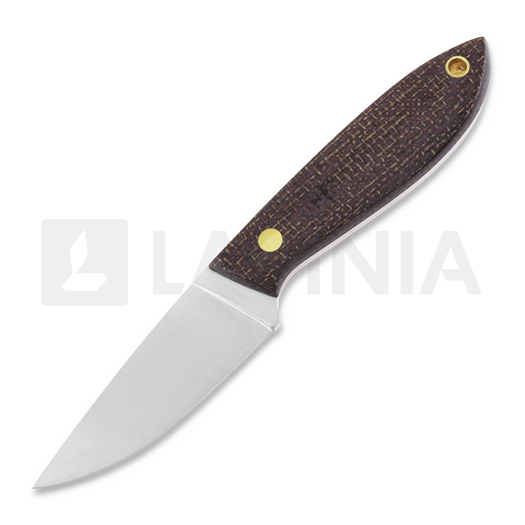 Brisa Bobtail 80 puukko, bison micarta, flat
