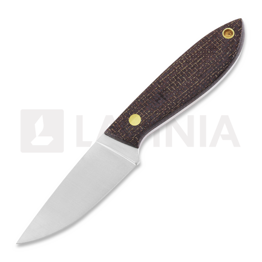 Brisa Bobtail 80 칼, bison micarta, flat