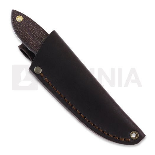 Brisa Bobtail 80 kniv, bison micarta, flat