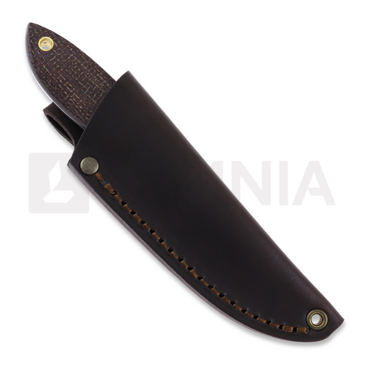 Brisa Bobtail 80 peilis, bison micarta, flat