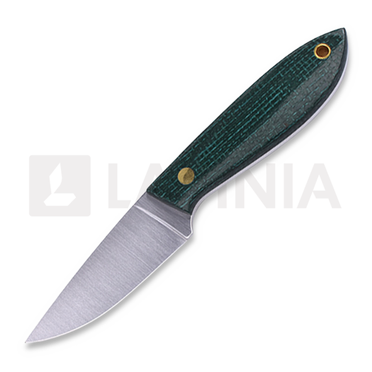 Cuchillo Brisa Bobtail 80, green micarta