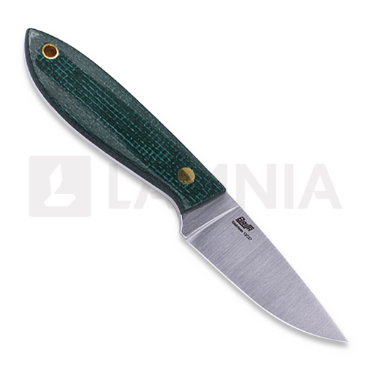 Brisa Bobtail 80 puukko, vihreä micarta