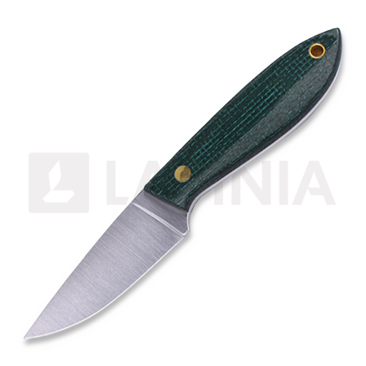 Brisa Bobtail 80 Kydex kniv, green micarta