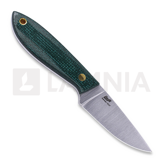 Brisa Bobtail 80 Kydex kniv, green micarta
