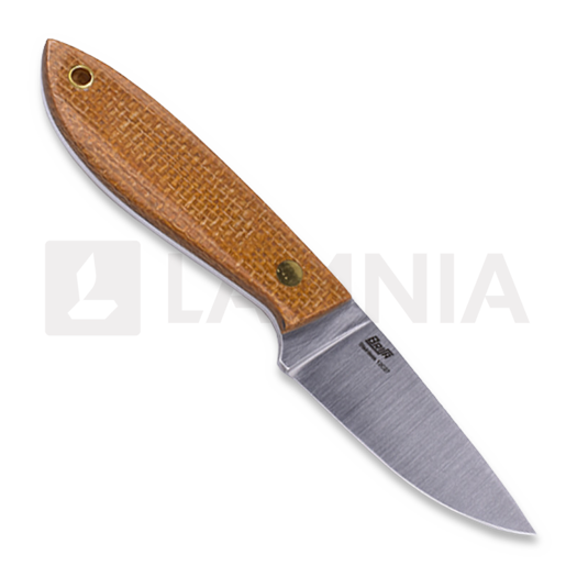 Brisa Bobtail 80 Kydex 刀, mustard micarta