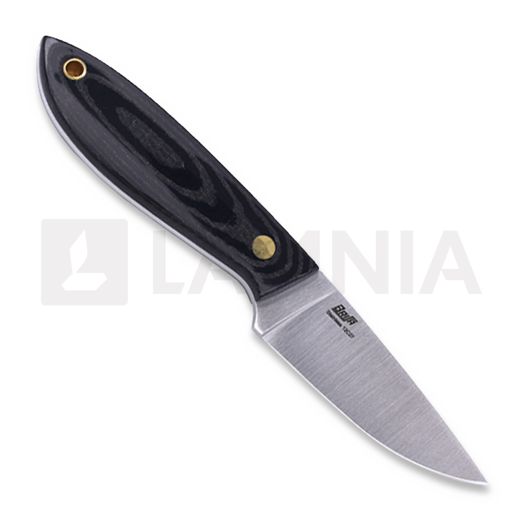 Brisa Bobtail 80 Multicarry peilis, black micarta