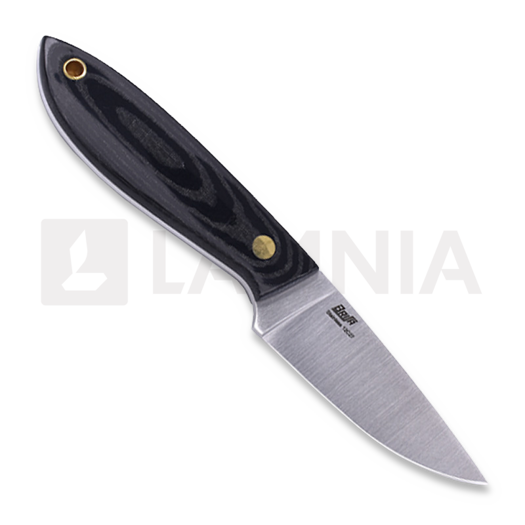 Brisa Bobtail 80 Multicarry Messer, black micarta