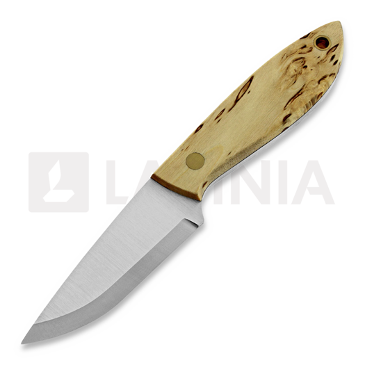 Brisa Bobtail 80 Multicarry knife, curly birch