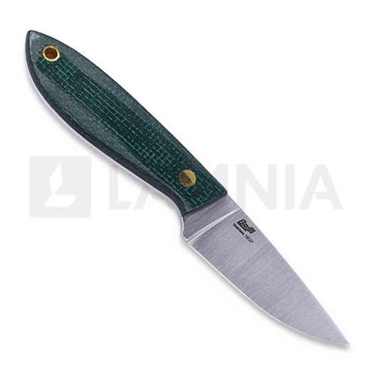 Brisa Bobtail 80 Multicarry kniv, green micarta