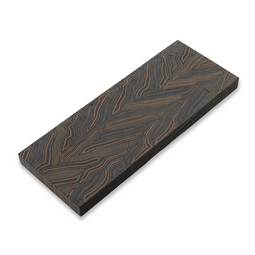 Brisa G-10 Damascus Black & Orange