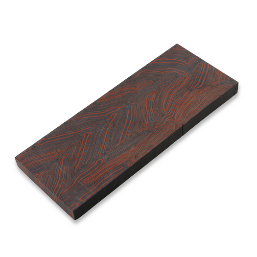 Brisa G-10 Damascus Black & Red