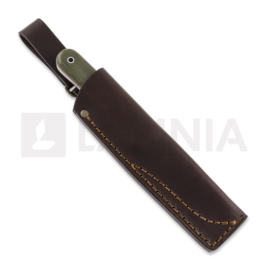 Brisa Kephart 115 peilis, green micarta