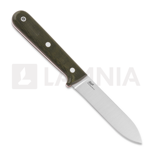 Brisa Kephart 115 kniv, green micarta, firesteel