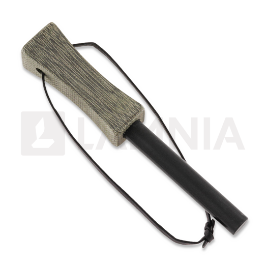 Brisa Kephart 115 kniv, green micarta, firesteel