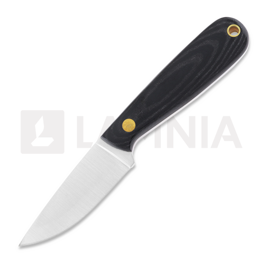 Coltello da collo Brisa Necker 70 Full Flat, black micarta