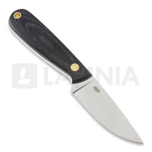 Nůž na krk Brisa Necker 70 Full Flat Kydex, černá