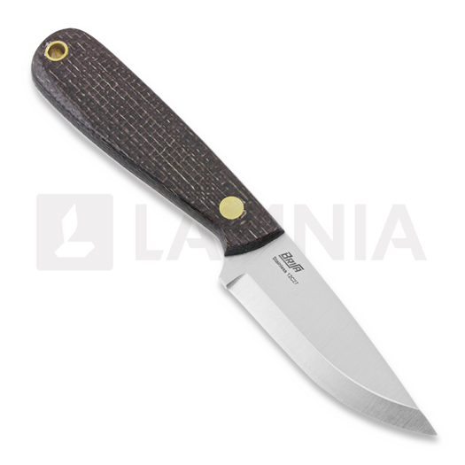 Brisa Necker 70 Scandi peilis, kabinamas ant kaklo, bison micarta