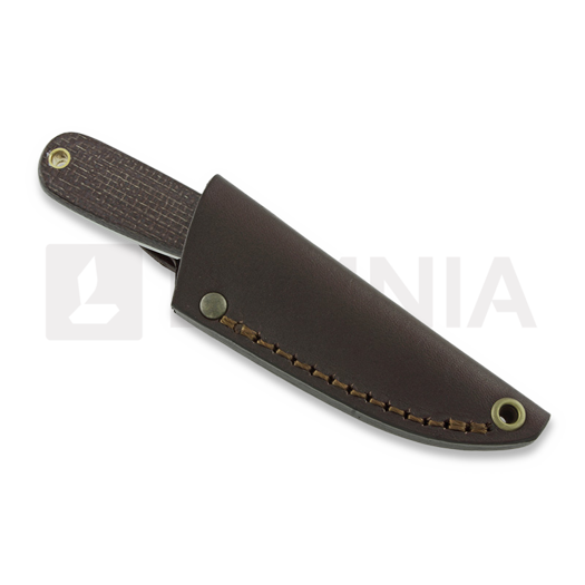 Brisa Necker 70 Scandi kaulaveitsi, bison micarta