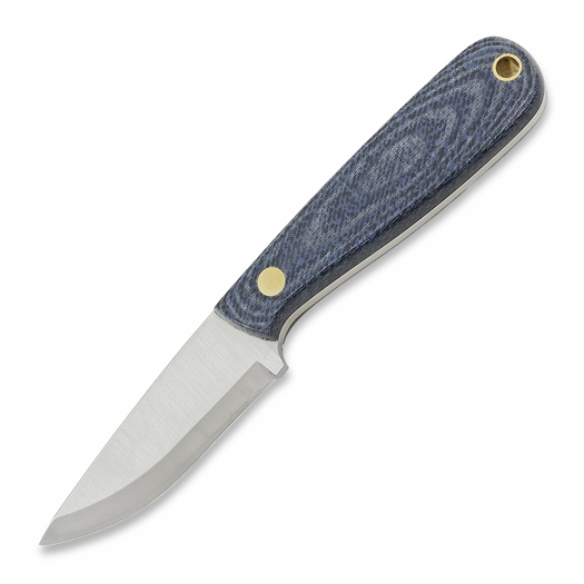 Brisa Necker 70, Scandi, blue jeans micarta, kydex