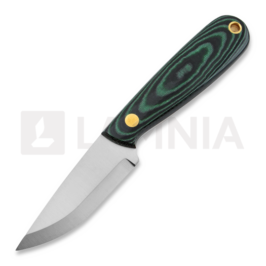 Nóż na szyję Brisa Necker 70 Scandi, green micarta