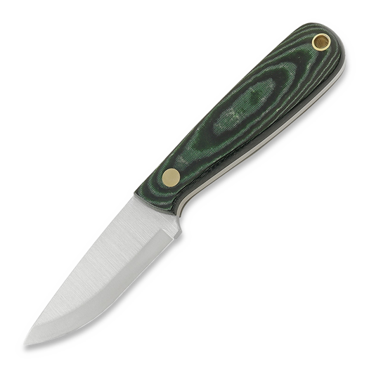 Brisa Necker 70 Scandi, green micarta, kydex