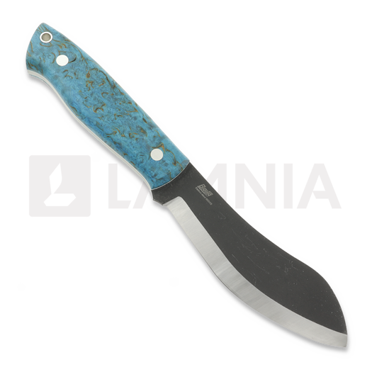 Coltello Brisa Nessmuk 125, blue stabiloitu visakoivu
