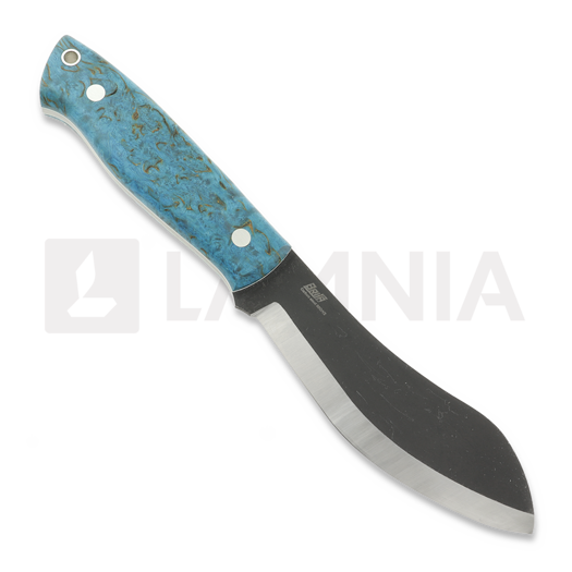 Coltello Brisa Nessmuk 125, blue stabiloitu visakoivu