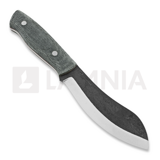 Brisa Nessmuk 125 kniv, micarta black