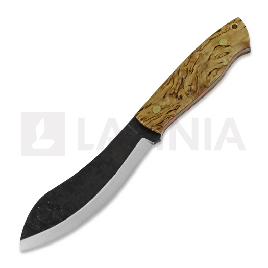 Brisa Nessmuk 125 kniv, stabilized curly birch
