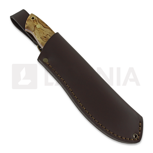 Brisa Nessmuk 125 peilis, stabilized curly birch