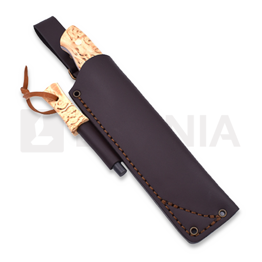 Brisa Nessmuk 125 puukko, stabiloitu visakoivu, tulus