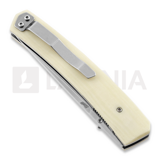 Brisa Piili 85 sulankstomas peilis, ivory micarta